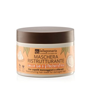Maschera ristrutturante per capelli con cocco e fitocheratina (200 ml)