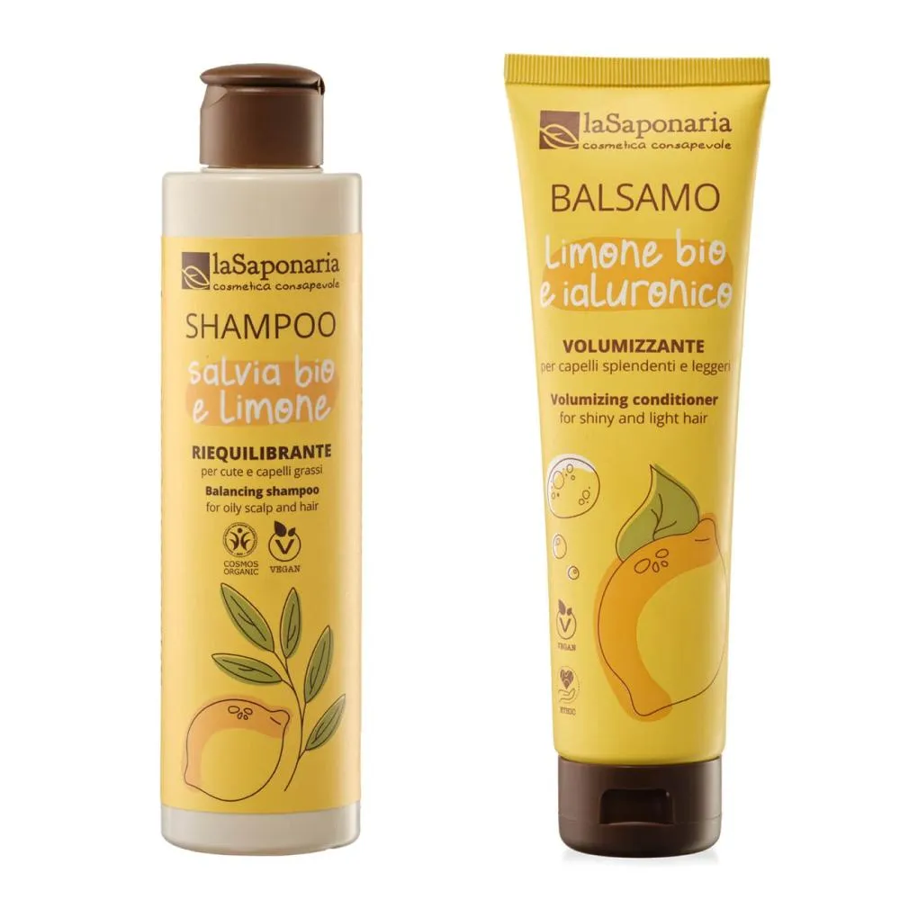 laSaponaria Shampoo con salvia e limone BIO (200 ml)