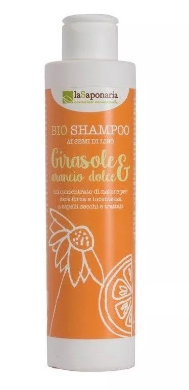 laSaponaria Shampoo con girasole e arancia dolce BIO (200 ml)