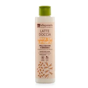 laSaponaria Latte doccia con avena BIO e prebiotici per pelli sensibili (200 ml) - con calendula e camomilla