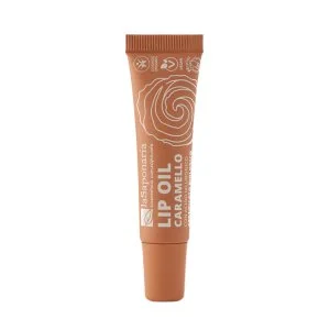 laSaponaria Olio labbra nutriente al caramello BIO - Warm Nude (12 ml) - per labbra lucide e profondamente nutrite
