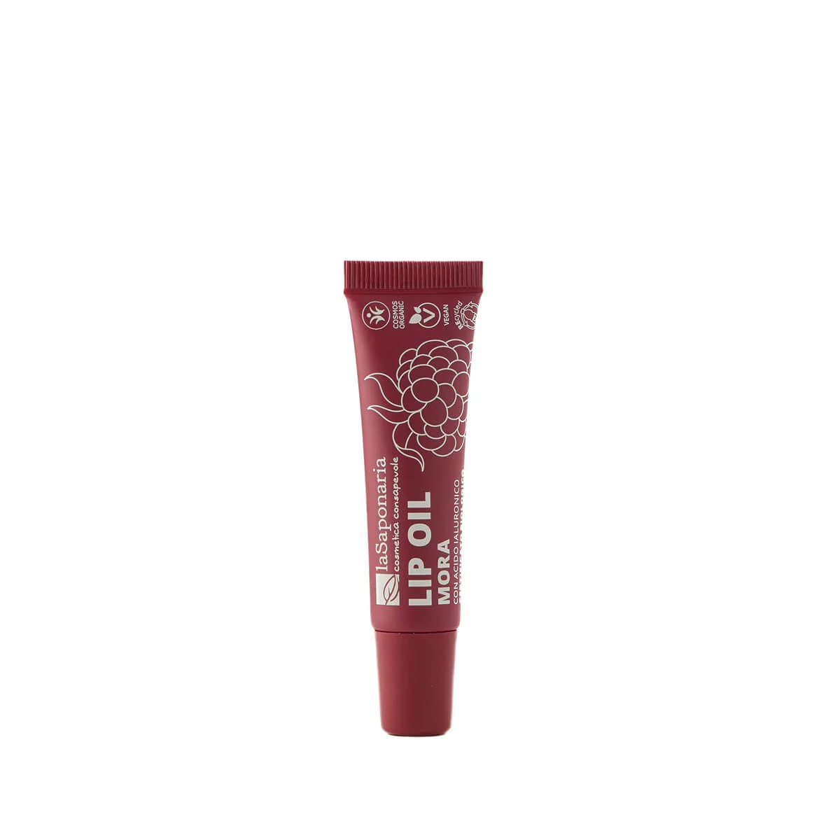 laSaponaria Olio labbra nutriente alla mora BIO - Intense Blackberry (12 ml) - per labbra lucide e intensamente nutrite