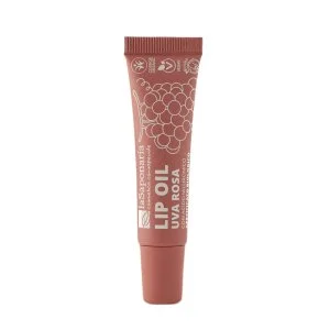 laSaponaria Olio nutriente per labbra all'uva rosa BIO - Rosy Nude (12 ml) - per labbra lucide e profondamente nutrite