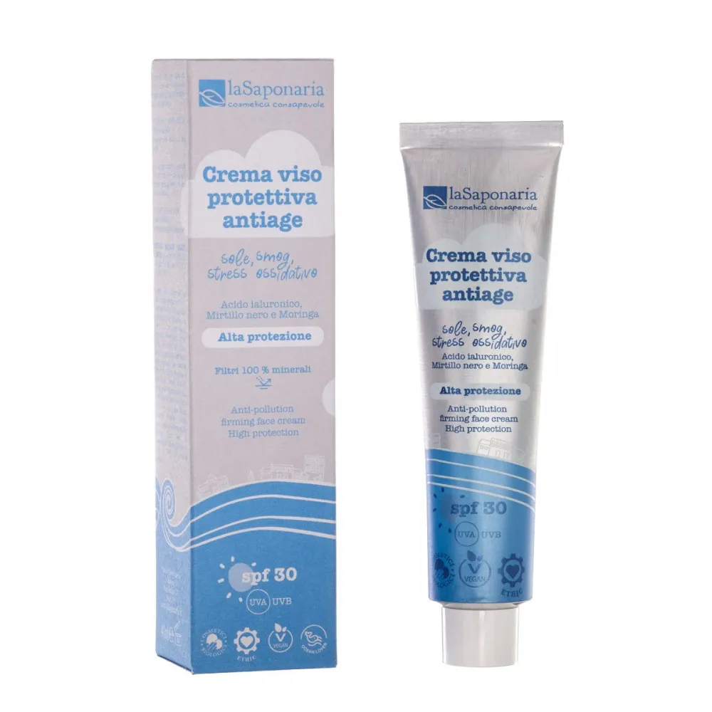 laSaponaria Crema rassodante e protettiva SPF 30 BIO (40 ml)