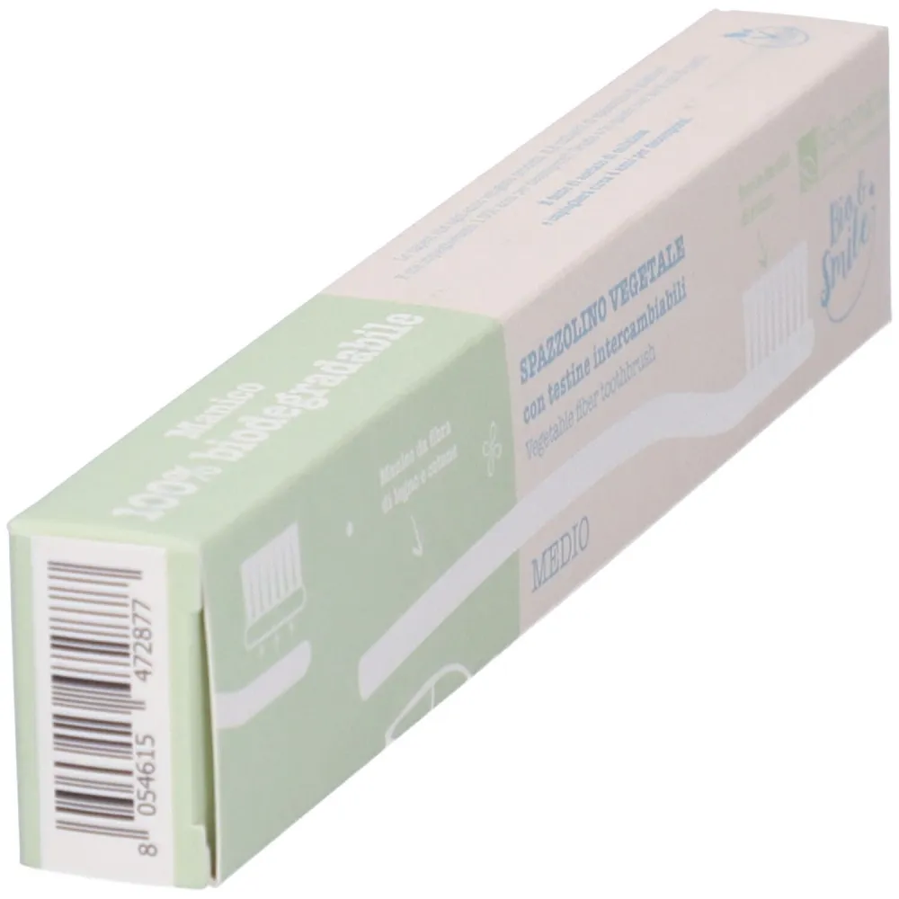 laSaponaria Spazzolino da denti (medio) - 100% materiali naturali