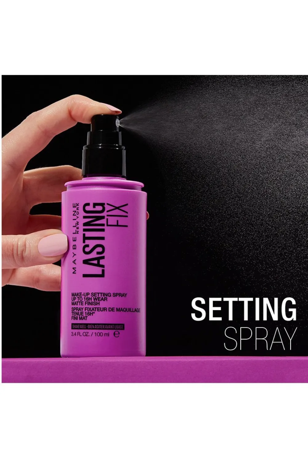Lasting Fix Spray Fissante per Trucco Finitura Opaca 100 ml