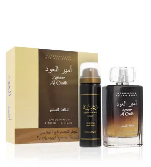 Lattafa Ameer Al Oudh set regalo unisex eau de parfum 100 ml + deodorante 50 ml