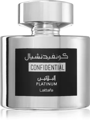 Lattafa Confidential Platinum eau de parfum per uomo 100 ml