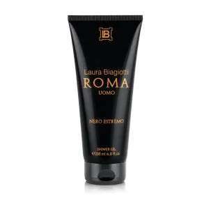 Laura Biagiotti Roma Uomo Nero Estremo gel doccia per uomo