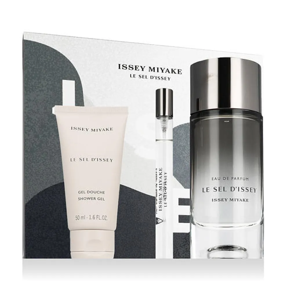 Le Sel d’Issey Eau de Parfum da uomo 100 ml + EDP MINI 10 ml + Gel Doccia 50 ml