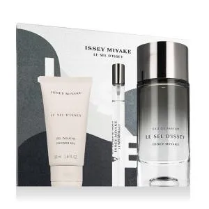 Issey Miyake Le Sel d’Issey Eau de Parfum da uomo 100 ml + EDP MINI 10 ml + Gel Doccia