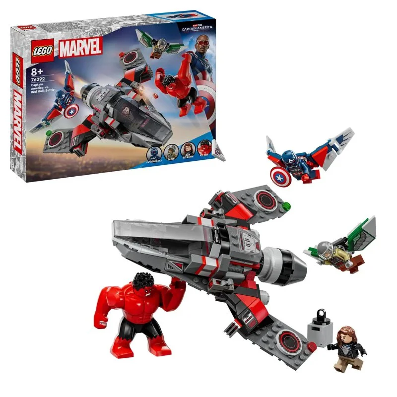 Marvel 76292 Scontro: Capitan America vs. Red Hulk