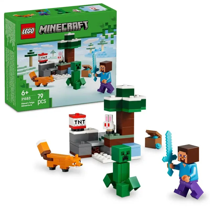 Minecraft® 21583 Steve e l'avventura nella taiga