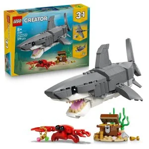 LEGO® Creator 3 in 1 31381 Squalo selvaggio e scrigno del tesoro