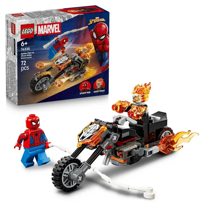 ǀ Marvel 76335 Spider-Man contro Ghost Rider sulla moto