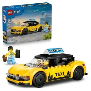 LEGO® City 60487 Taxi giallo