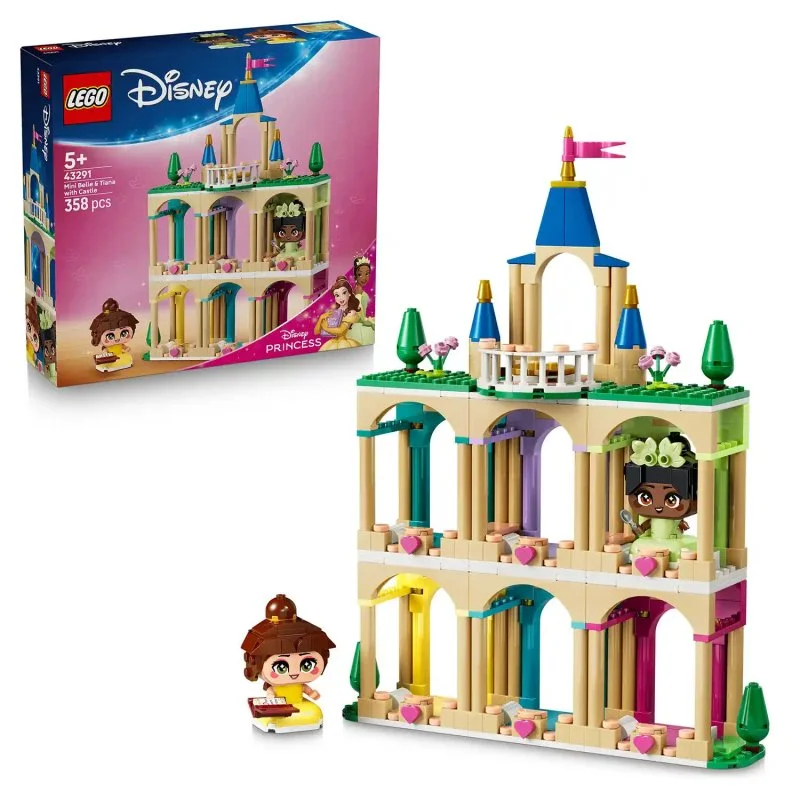 Disney Princess 43291 Mini Belle e Tiana con il castello