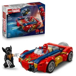 LEGO® ǀ Marvel 76336 Spider-Man e l'auto vs. Wolverine venomizzato