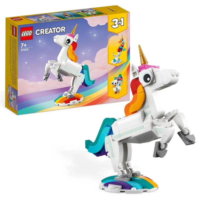Creator 3 in 1 31140 Unicorno magico