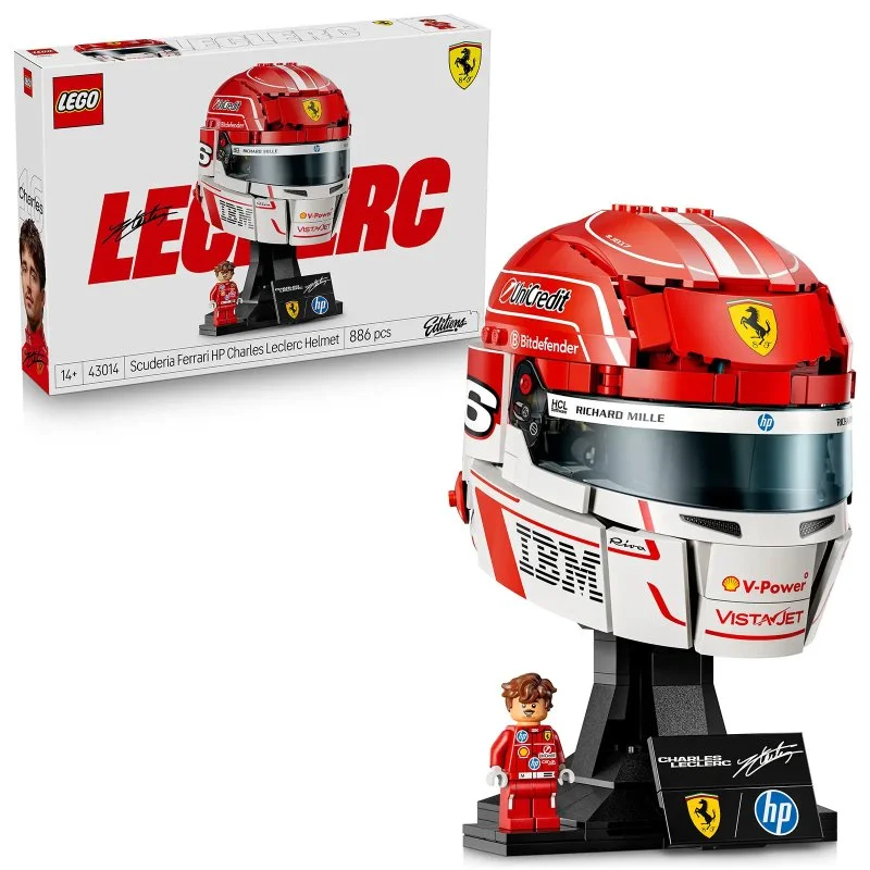 Editions 43014 Casco di Charles Leclerc della Scuderia Ferrari HP