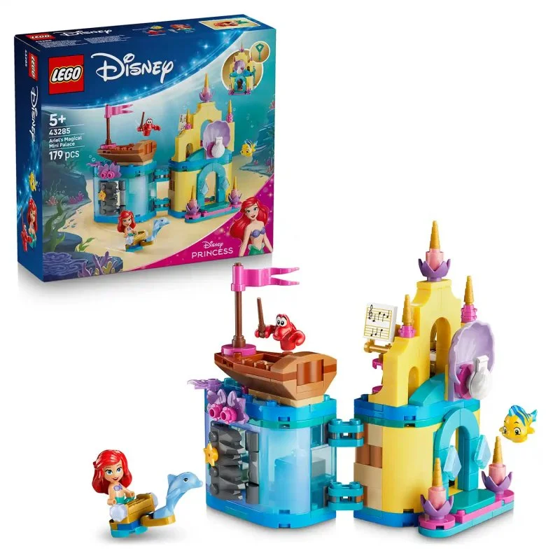 Disney Princess 43285 Ariel e il suo magico palazzo in miniatura