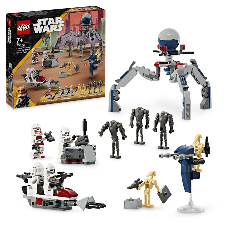 Star Wars™ 75372 Pack da battaglia del soldato clone e del droide da battaglia