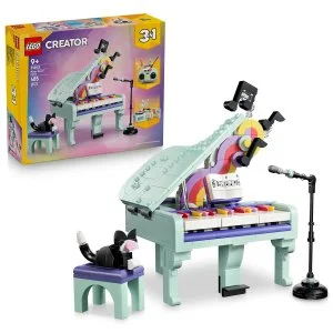 LEGO® Creator 31392 Decorazione musicale: Pianoforte con gatto