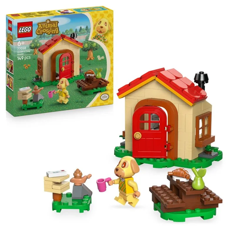 Animal Crossing™ 77058 Goldie e la sua casa accogliente