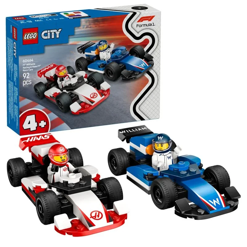City 60464 Auto da corsa di F1® Williams Racing e Haas F1®