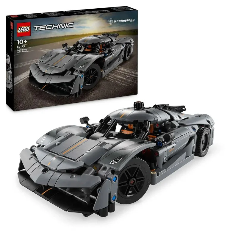 Technic 42173 Hypercar grigia Koenigsegg Jesko Absolut