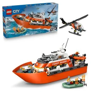 LEGO® City 60504 Battello di salvataggio della Guardia Costiera ed elicottero