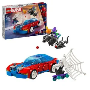 LEGO® Marvel 76279 Auto da corsa di Spider-Man e Goblin Verde Venomizzato