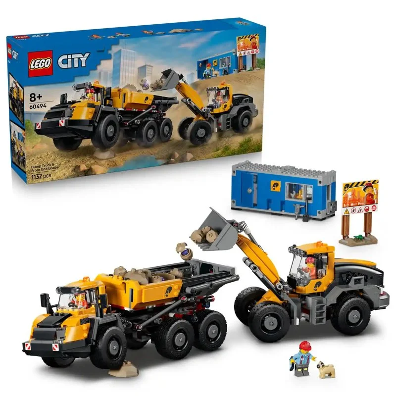City 60494 Camion ribaltabile e pala gommata