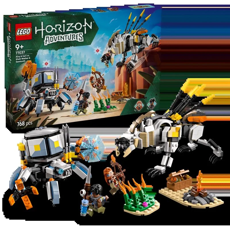LEGO® Horizon Adventures™ 77037 Aloy e Varl contro Shell-Walker e Sawtooth