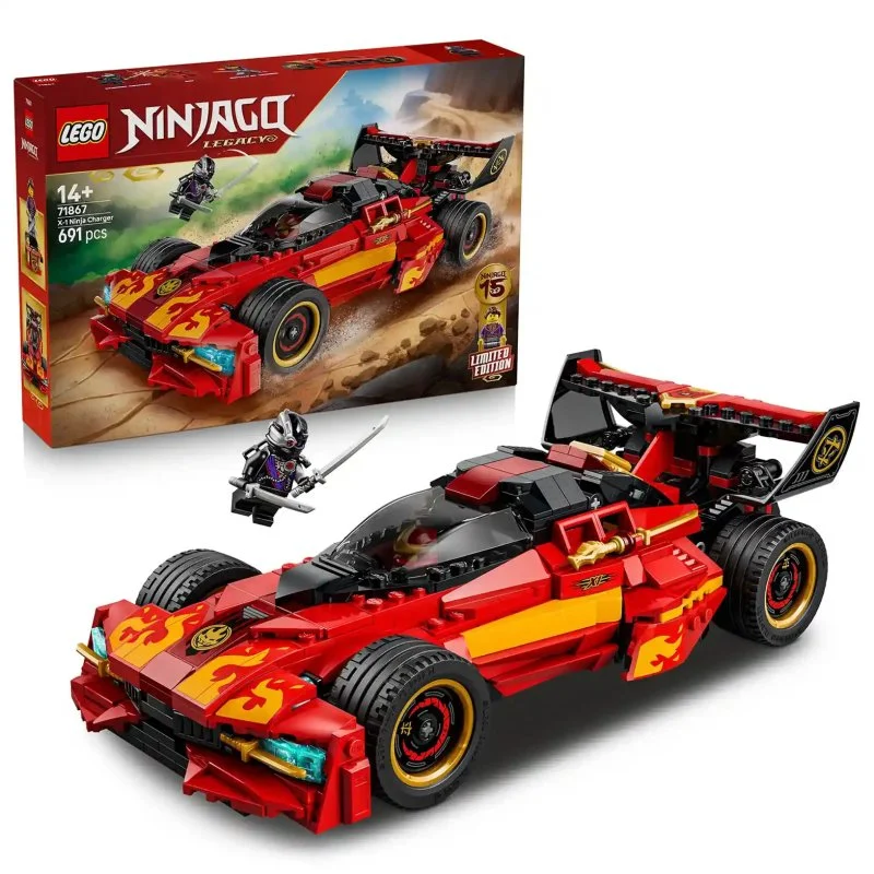 NINJAGO® 71867 Il bolide rosso di Kai: 15 anni di NINJAGO