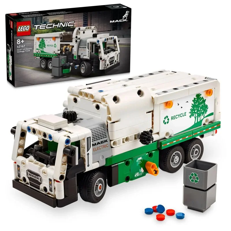 Technic 42167 Camion della spazzatura Mack® LR Electric