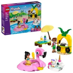 LEGO® Friends 42658 Divertimento in piscina con unicorno e fenicottero
