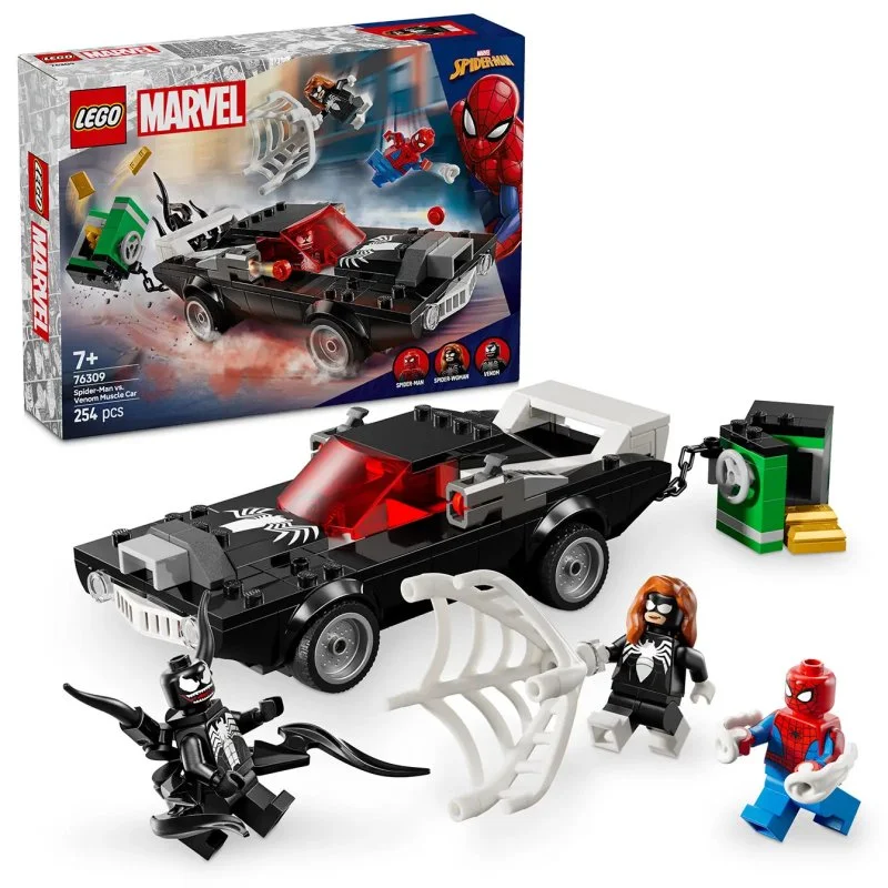 Marvel 76309 Spider-Man contro la potente auto sportiva di Venom