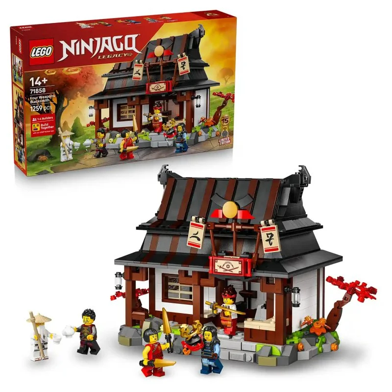 NINJAGO® 71858 Fucina delle Quattro Armi: 15 anni di NINJAGO