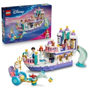 LEGO® Disney 43299 La barca di Ariel e il matrimonio reale