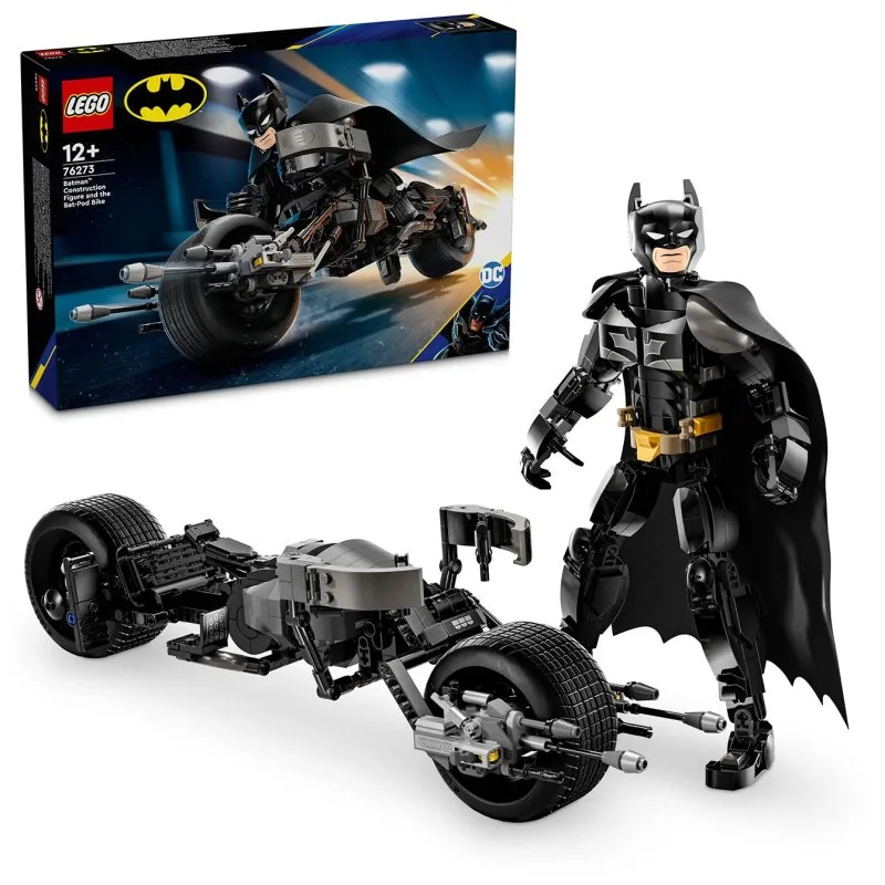 DC Batman™ 76273 Figura da costruire: Batman™ e la moto Bat-Pod
