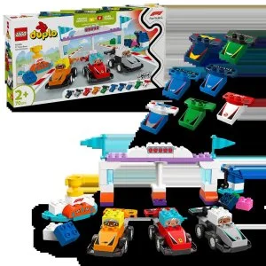 LEGO® DUPLO® 10445 Auto da corsa e piloti del team di F1®