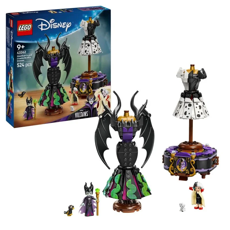 Disney 43262 Abito di Malefica e Crudelia De Mon