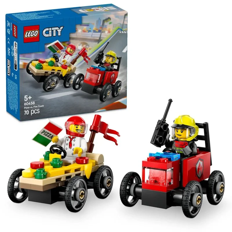 City 60458 Pacchetto da gara: Consegna della pizza vs. camion dei pompieri