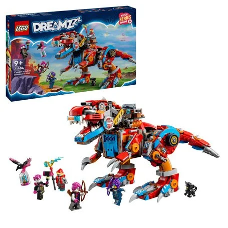 DREAMZzz™ 71484 Cooper e il suo dinosauro robotico C-rex