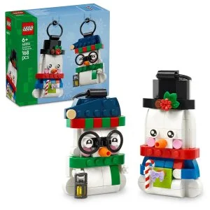 LEGO® 40812 Pupazzi di neve decorativi, decorazione natalizia