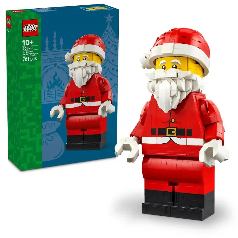 40820 Minifigure di Babbo Natale ingrandita, decorazione natalizia