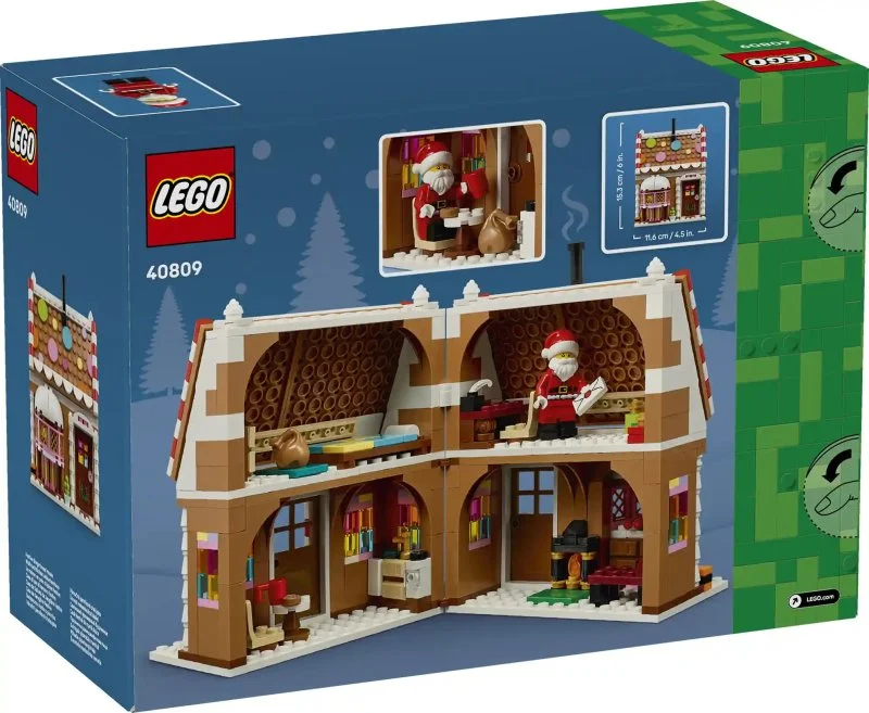 40809 Casetta di pan di zenzero natalizia, regalo di Natale per bambini