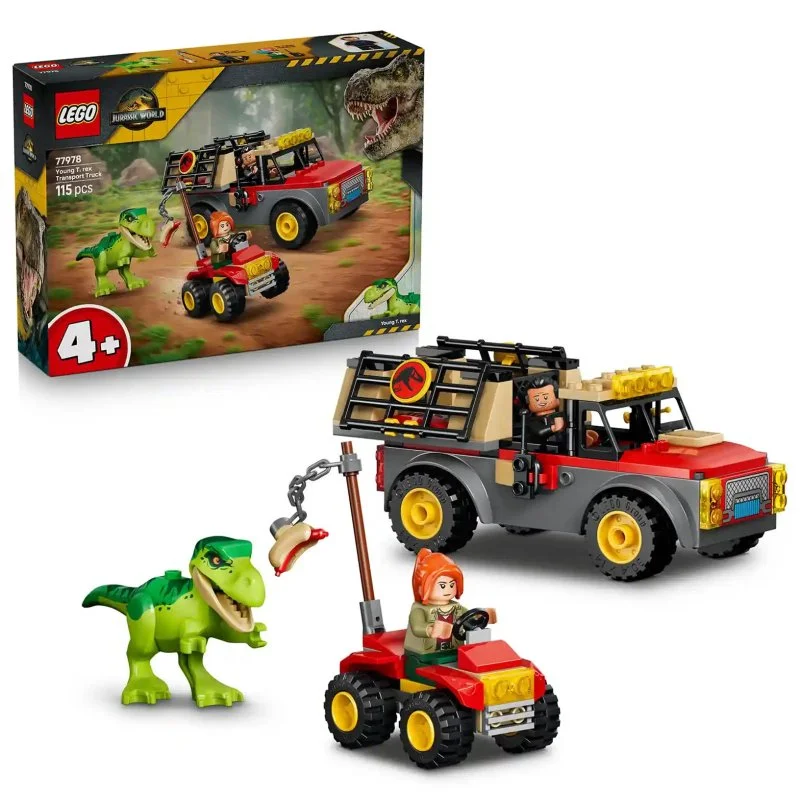Jurassic World 77978 Camion per il trasporto del piccolo T-rex