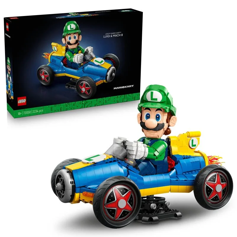 Super Mario™ 72050 Mario Kart™ – Luigi e la Mach 8